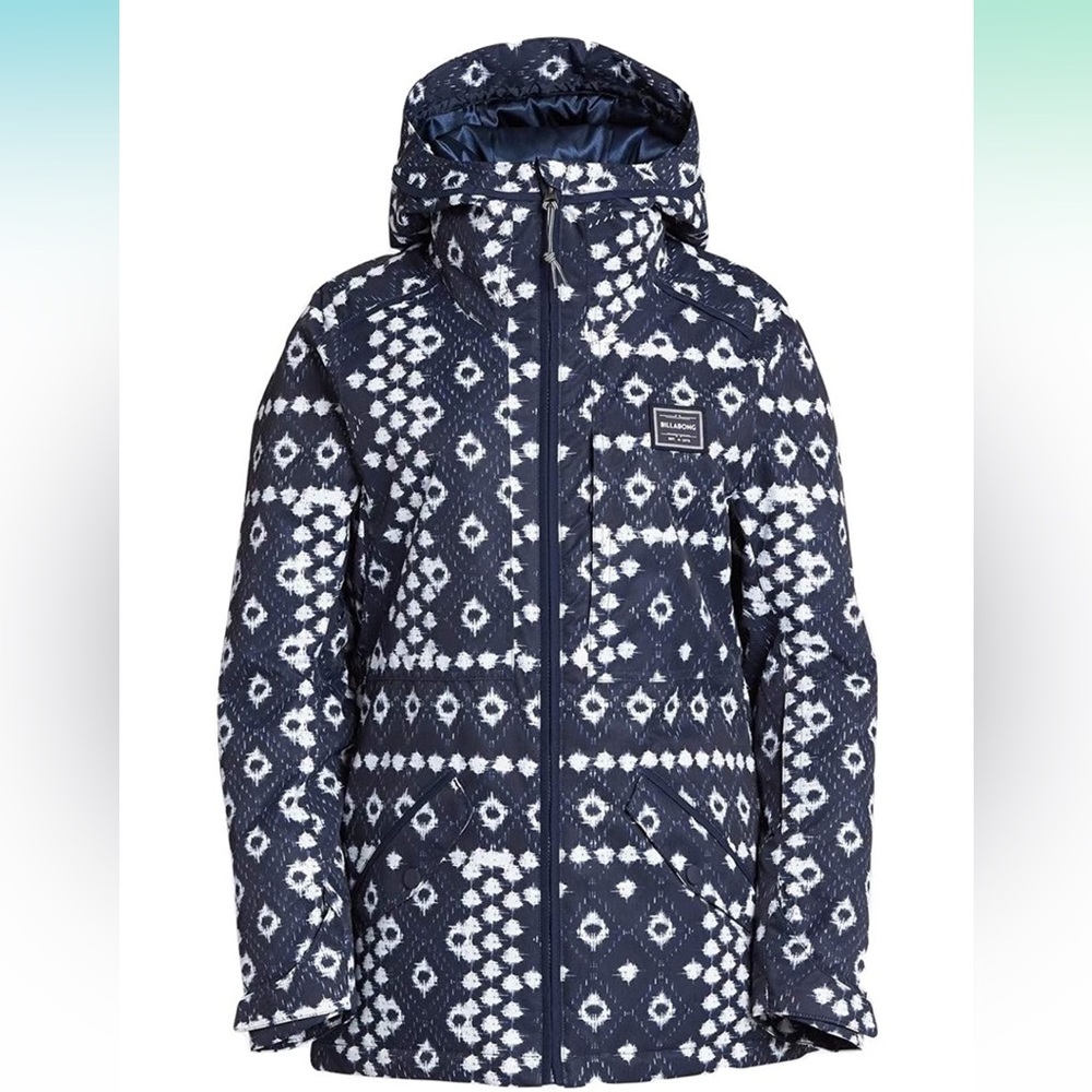 COPY - NWOT- Billabong Printed Insulated Snow Ski Snowboarding Jacket WATERPROOF